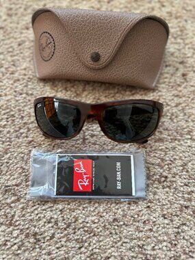 Ray-Ban RB4089 Balorama Havana Frame Dark Blue Lens Sunglasses 820/31 62-19-135